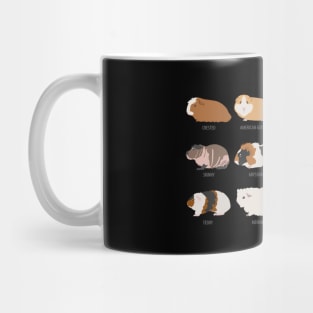 I Love Guinea Pig - Guinea Pig Varieties Mug